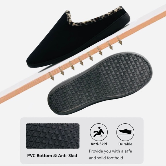 Available!
Women Leopard Print Slippers 
Black,  Size :  7 - Picture 4 of 5